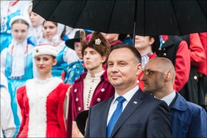 Prezydent Andrzej Duda w Szamotu³ach, fot. Tomasz Koryl